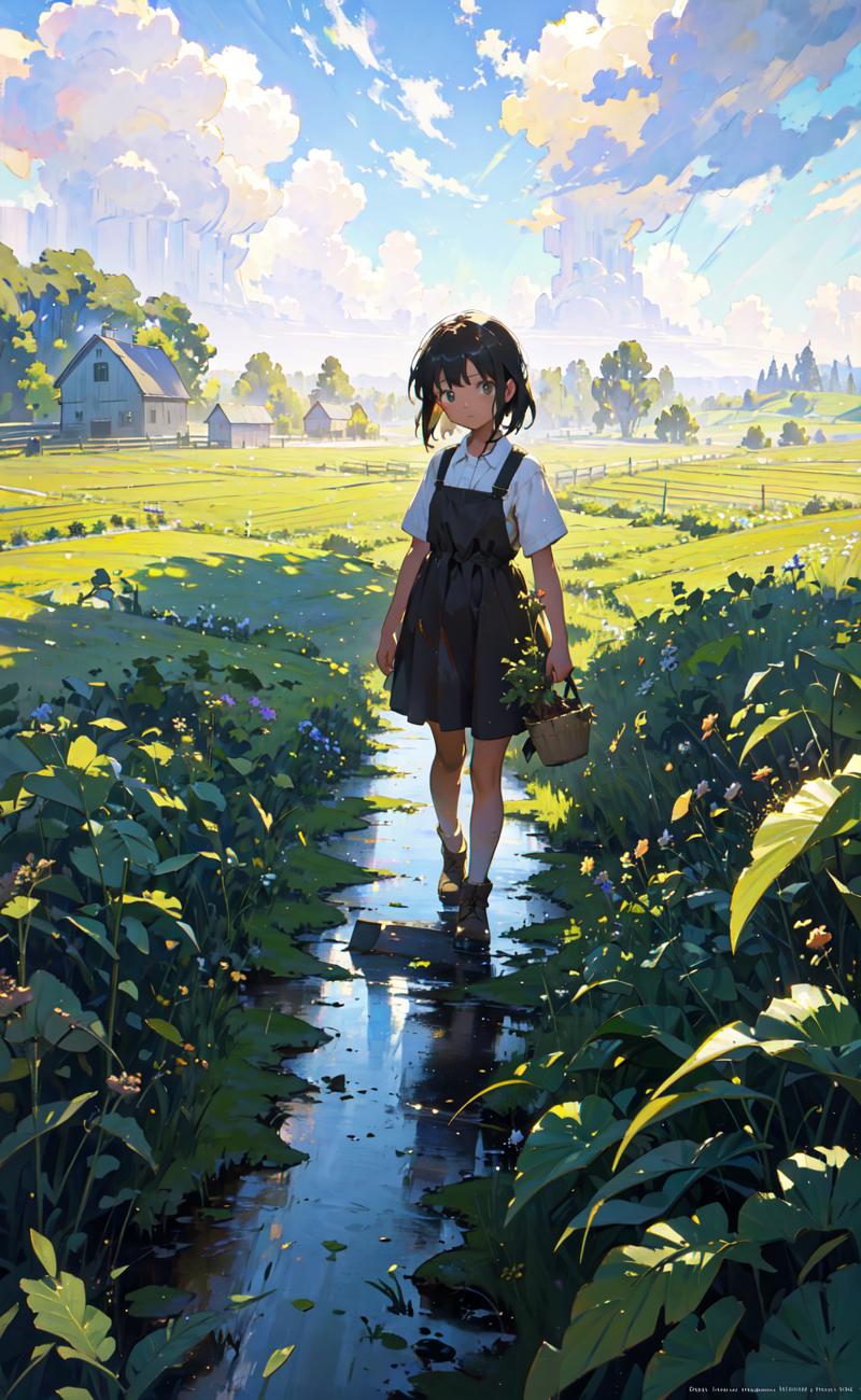 83724-3584336561-little girl working hard at a farm, (painterly, cinematic, atmospheric perspective).png